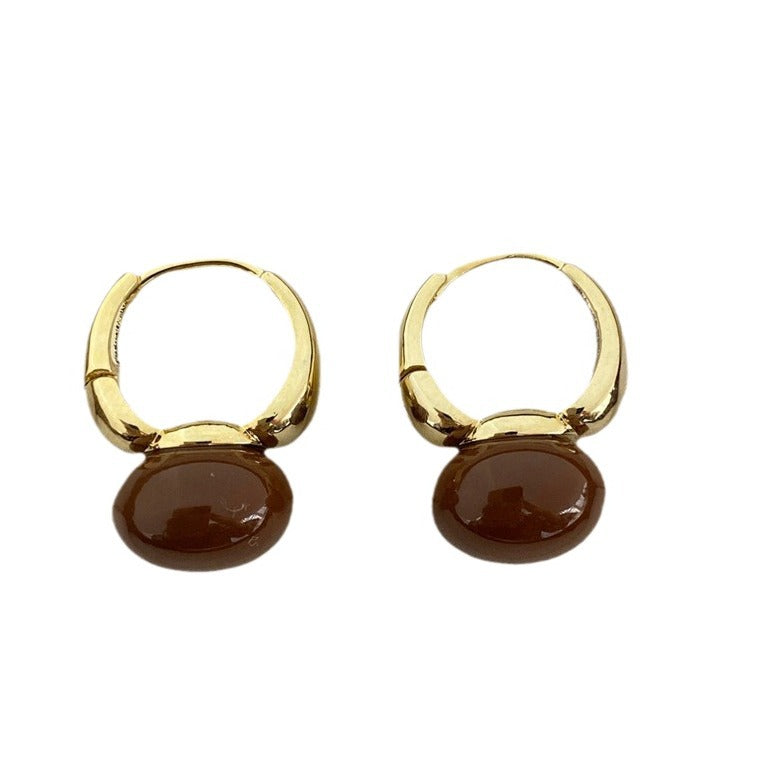 Women's Gold Style Retro Pearl Clip Trendy Light Luxury Simplicity Elegant Rings