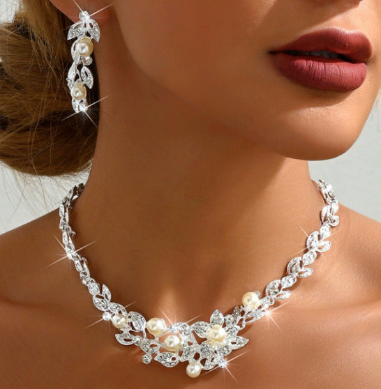 Unique Classic Stylish Cool Diamond Alloy Jewelry Set