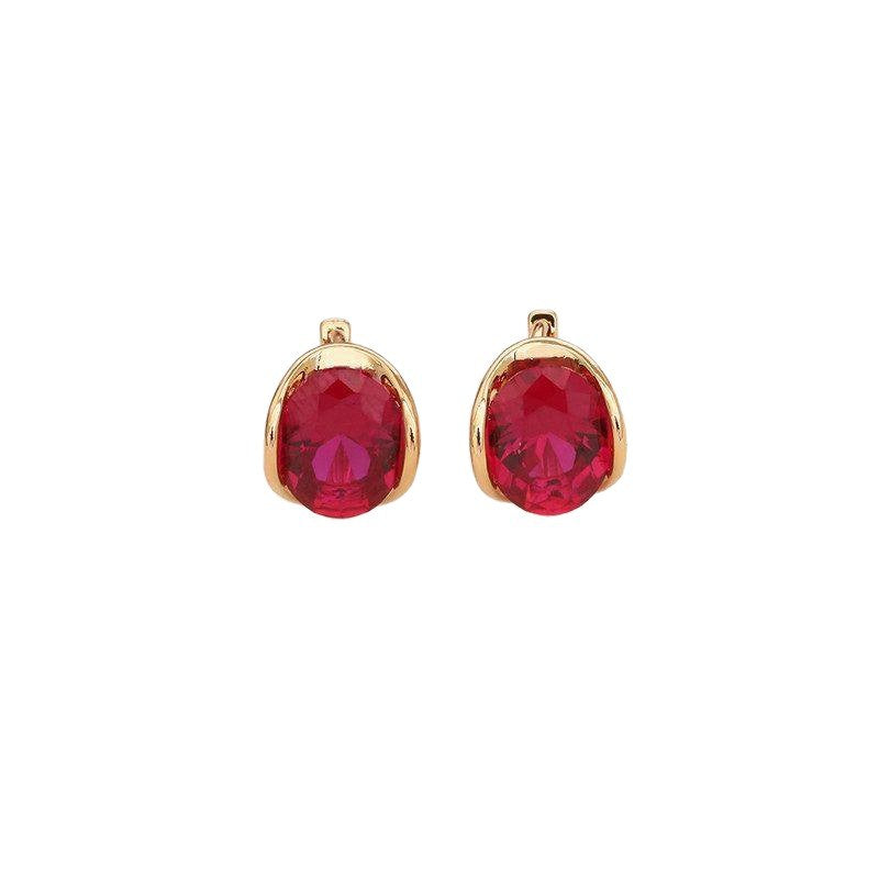 Fashion Simple Elegant Copper Plated Gold Ear Buckle