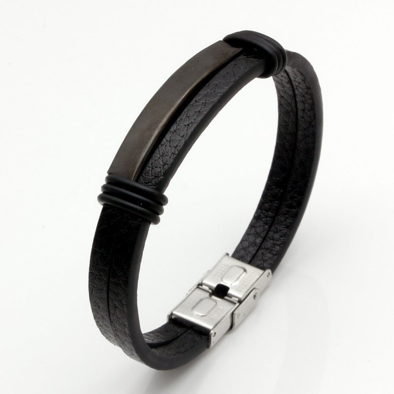 Writing Handmade Retro Woven Leather Popular Bracelets