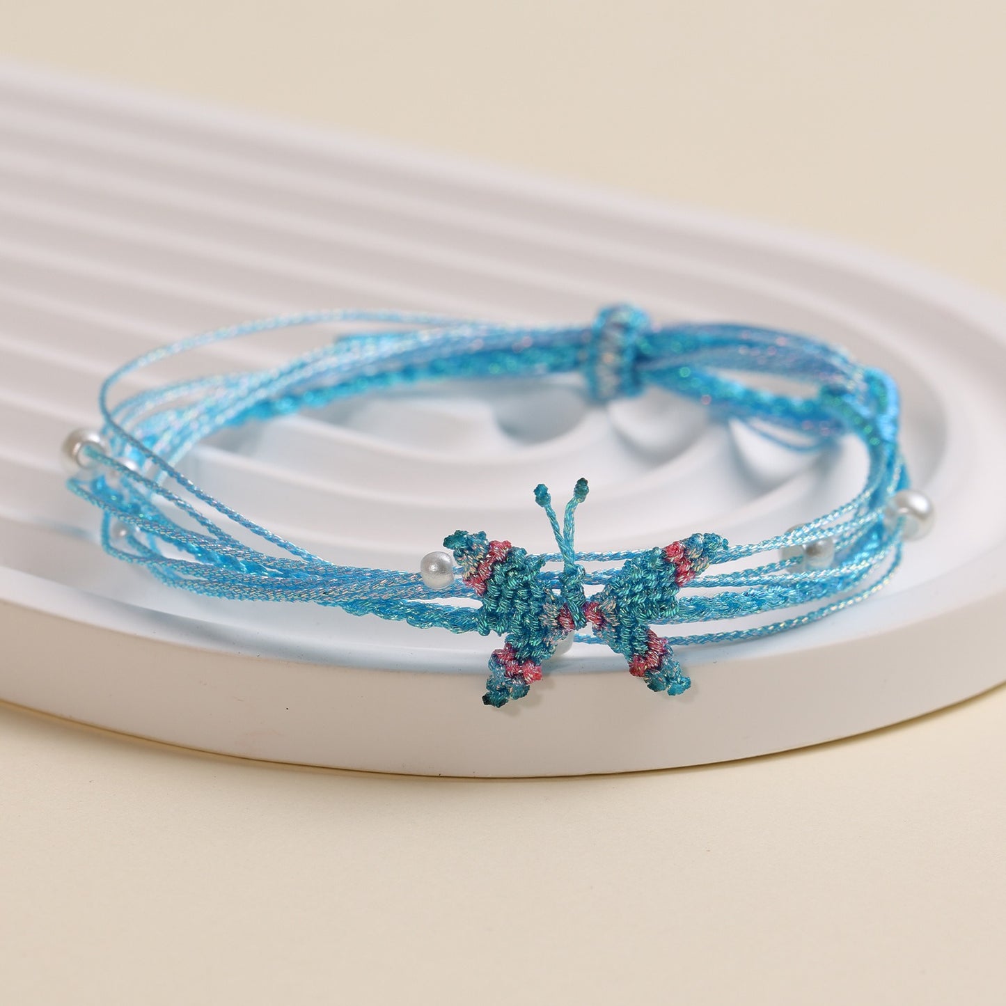 Dragon Boat Festival Colorful Rope Small Red Hand-woven Tiger Head Bracelet
