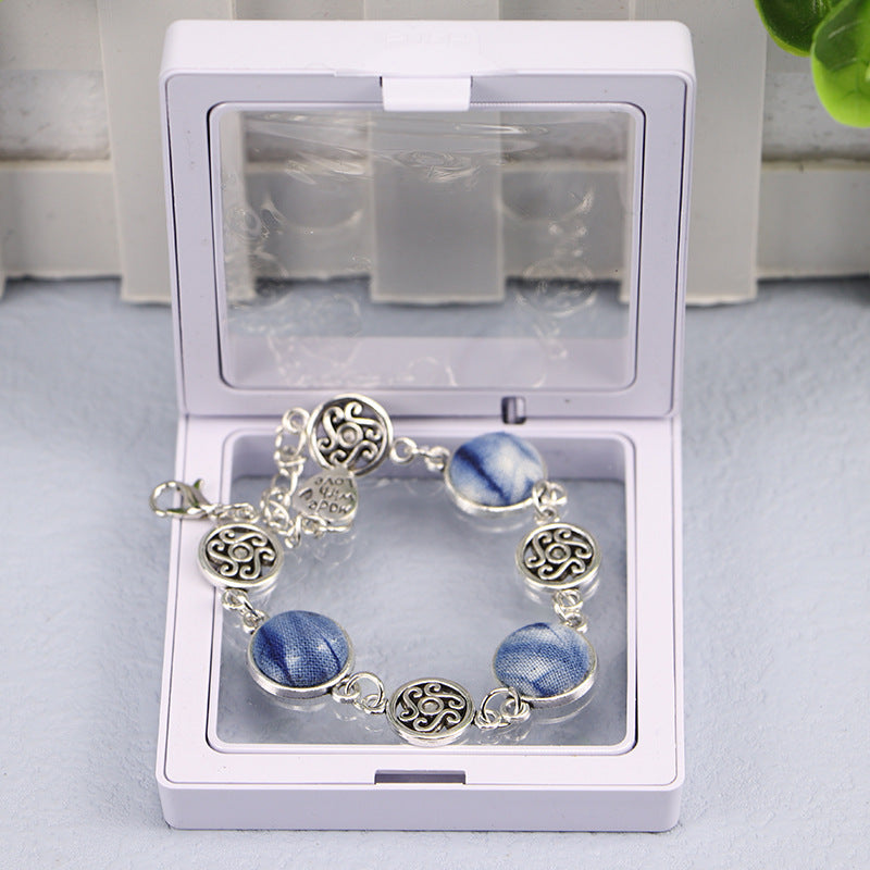 Women's Yunnan National Style Blue Dyed Dali Bracelets