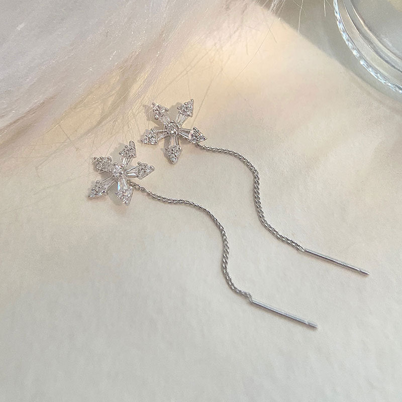 Women's Flower For Summer Super Shiny Unique Ear Line