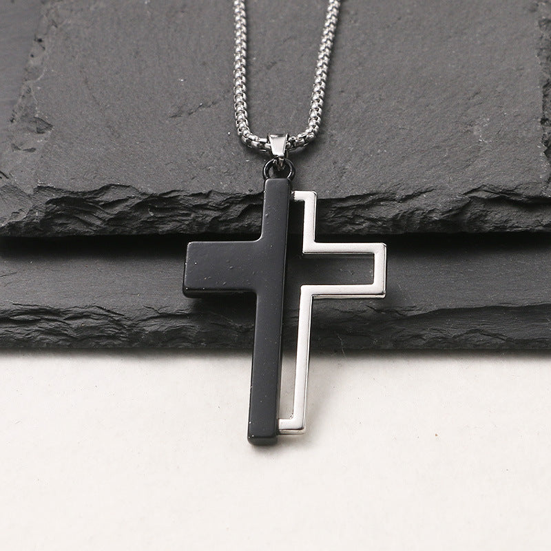 Women's & Men's Fashion Personality Street Hip Hop Simple Vintage Sweater Necklace