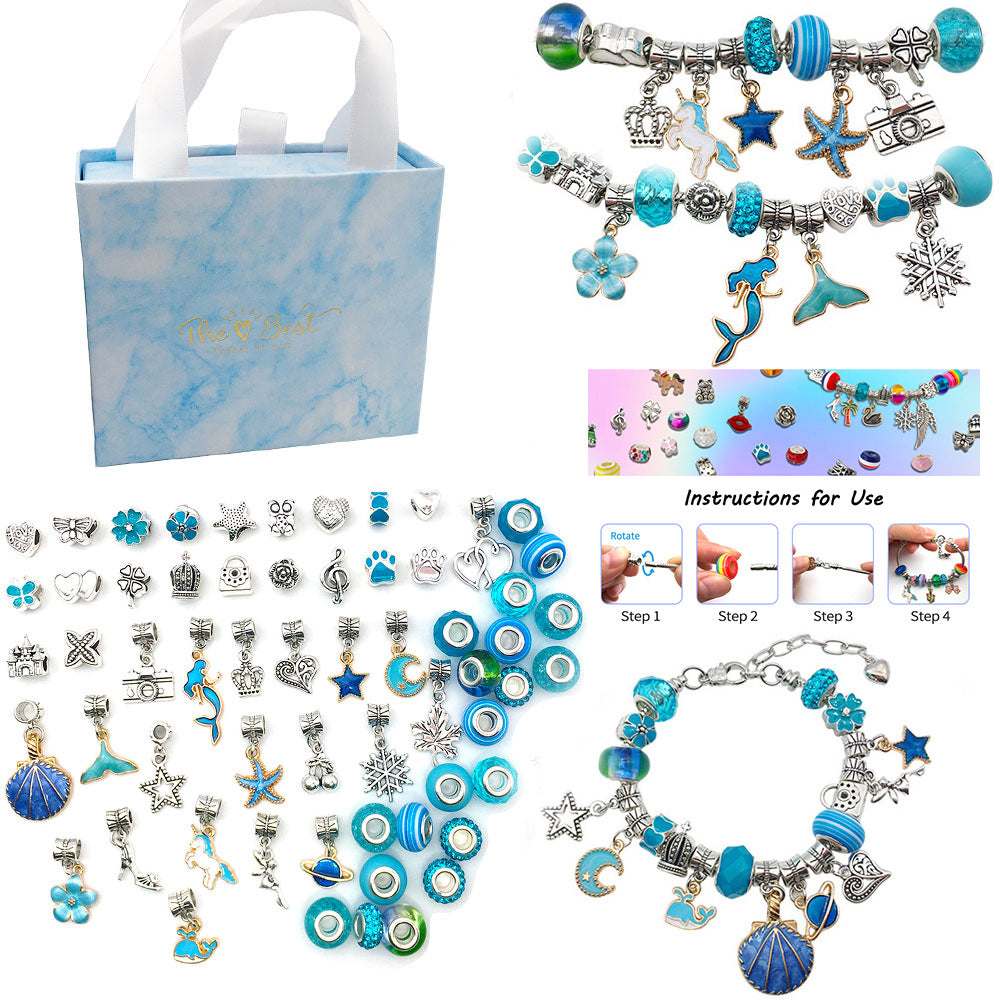 Gift Set Cartoon Crystal Handmade Ornament Bracelets