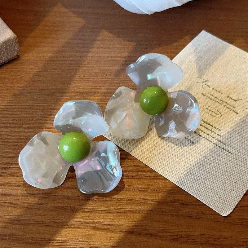 Style Fresh Magic Beads Bright Flower Fashionable Rings