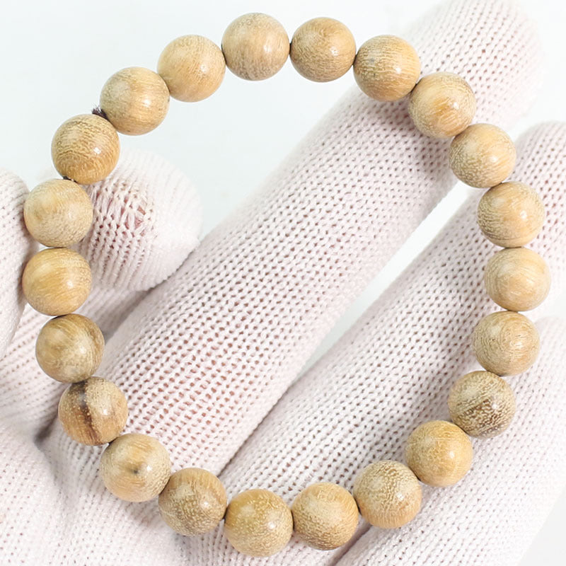 Women's & Men's Indonesia Milk Fragrance Wooden Rosary Couple Bracelet