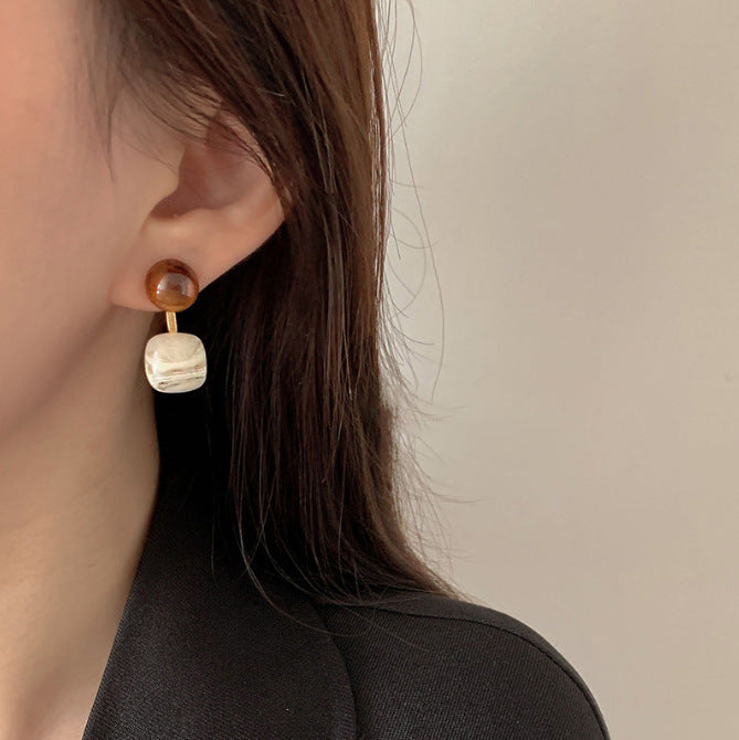 Simple Retro Elegant Ear High Sense Fairy Female Affordable Luxury Stud Earrings