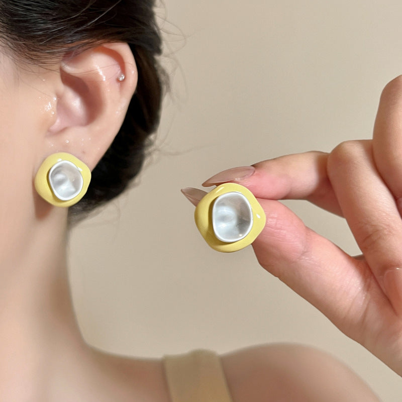 Note Sier Needle Acrylic Stars Summer Earrings