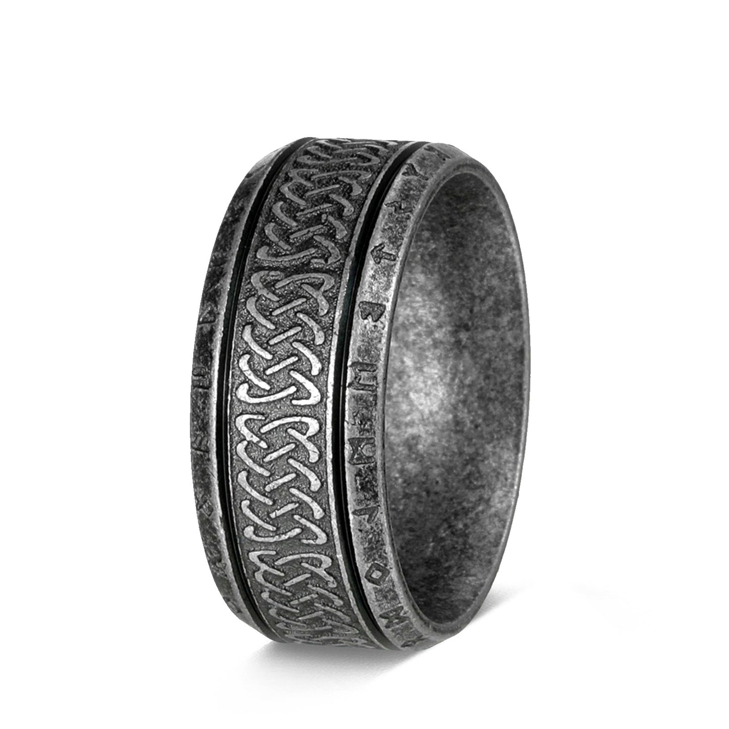 Men's Retro Multiple Pattern Daily Wear Stainless Rings