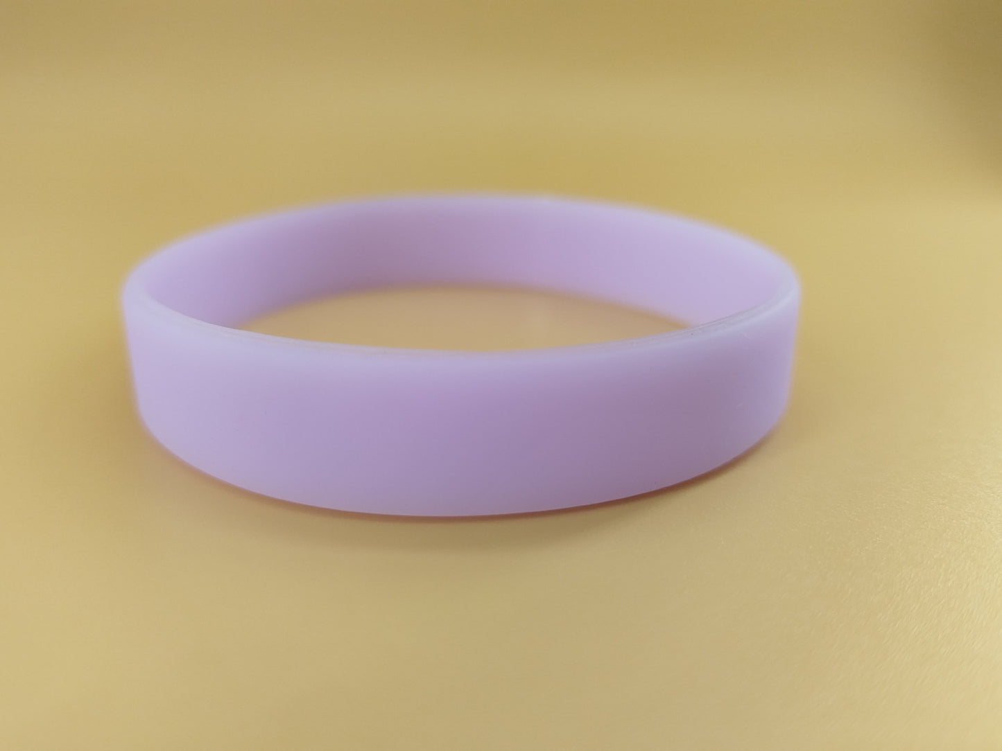 Silicone Solid Color Thermography Personality Lettering Laser Rubber Bracelets