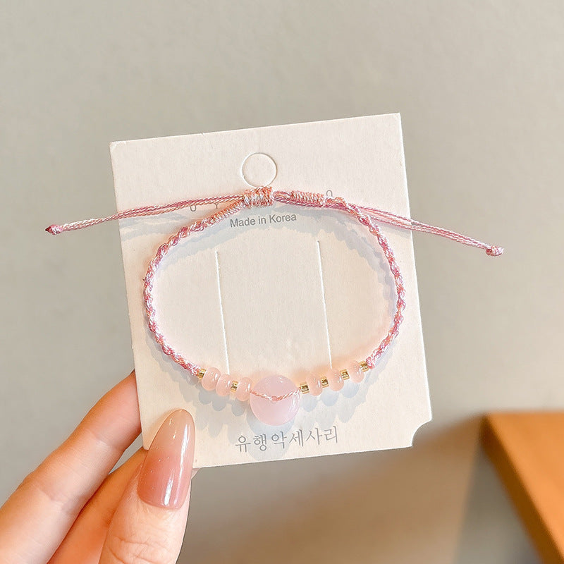 Small Gift Tassel Adjustable Red Rope Dragon Boat Festival Bracelet