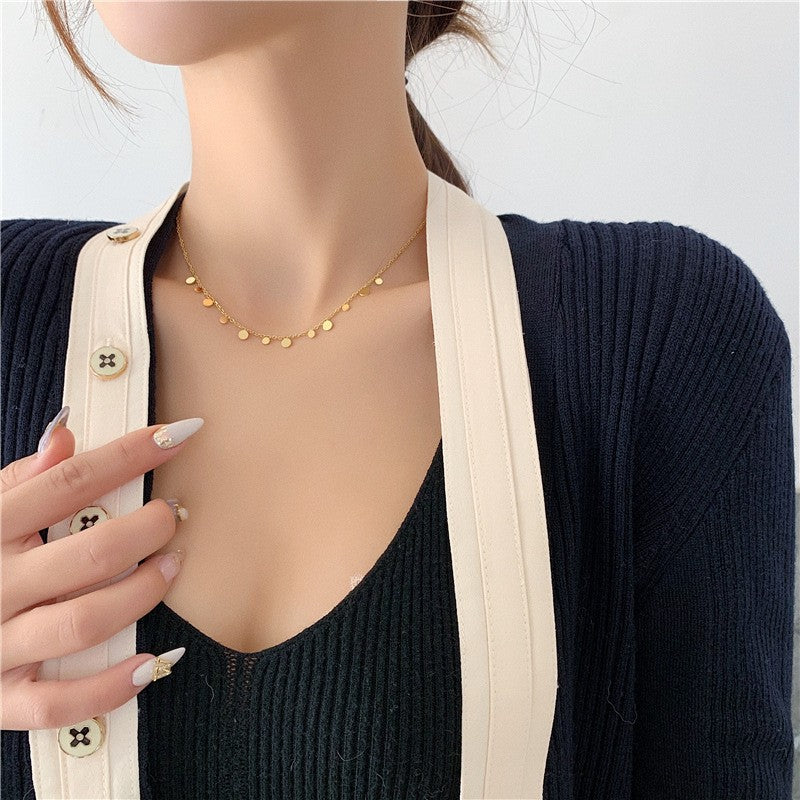 Women's Does Not Fade Temperament Entry Lux Necklaces