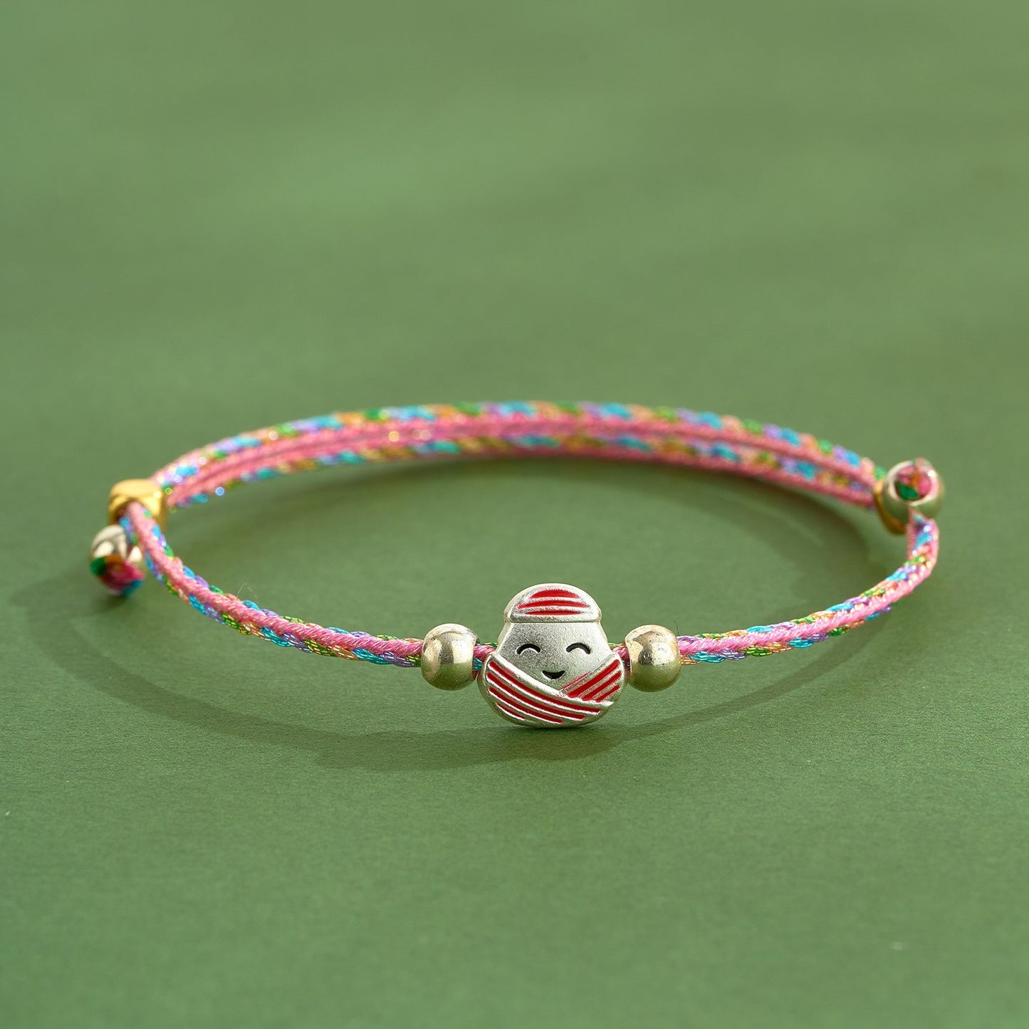 Dragon Boat Festival Colorful Rope Small Red Hand-woven Tiger Head Bracelet