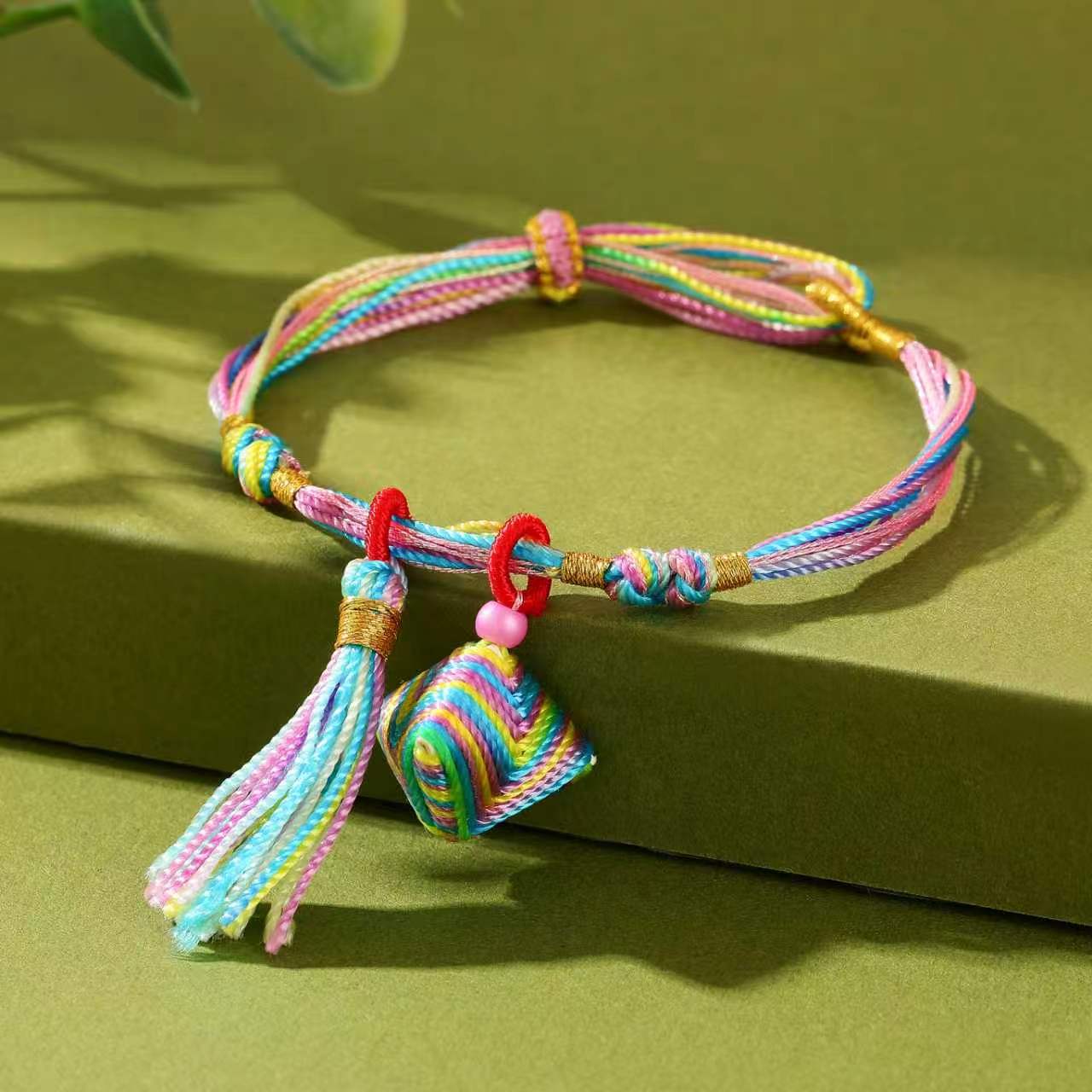Children's Dragon Boat Festival Colorful Rope Carrying Strap Hand-woven Tiger Sachet Bracelets