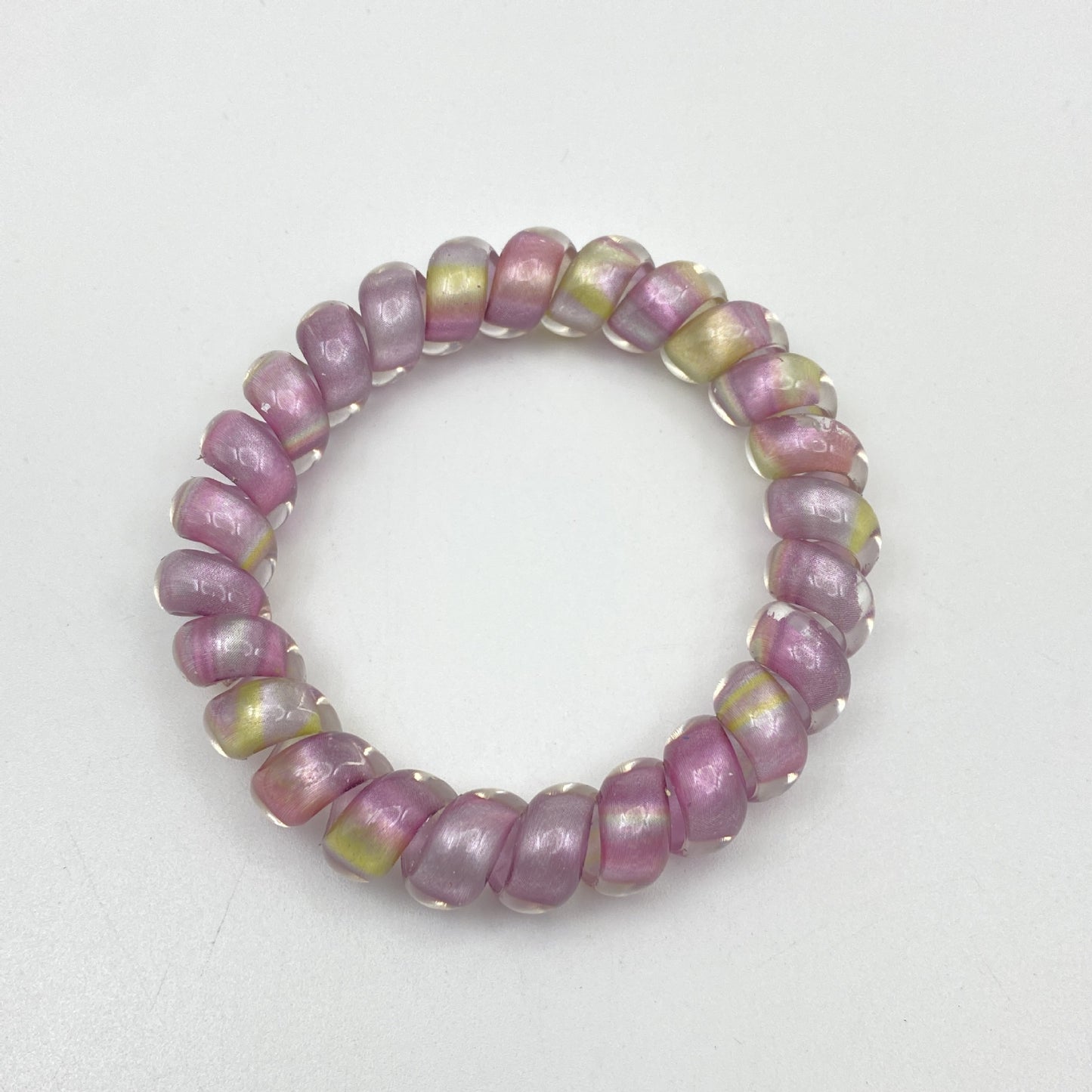 Of Aurora Telephone Line Seamless Hair Tie Rope Elastic Personality Bracelet