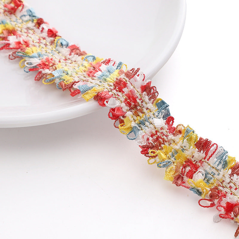 Classic Style Polyester Lace Handmade Suitcase Hat Weaving Rope Jewelry Accessories