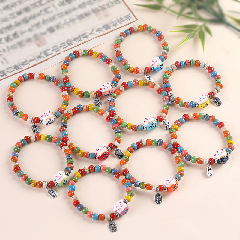 Simple Chinese Ethnic Style Female Niche Bracelet