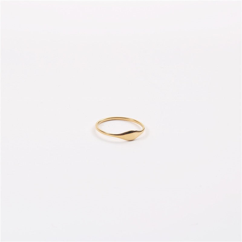 Thin Curved Simple Indifference Trend Index Finger Knuckle Female Fashion Ring