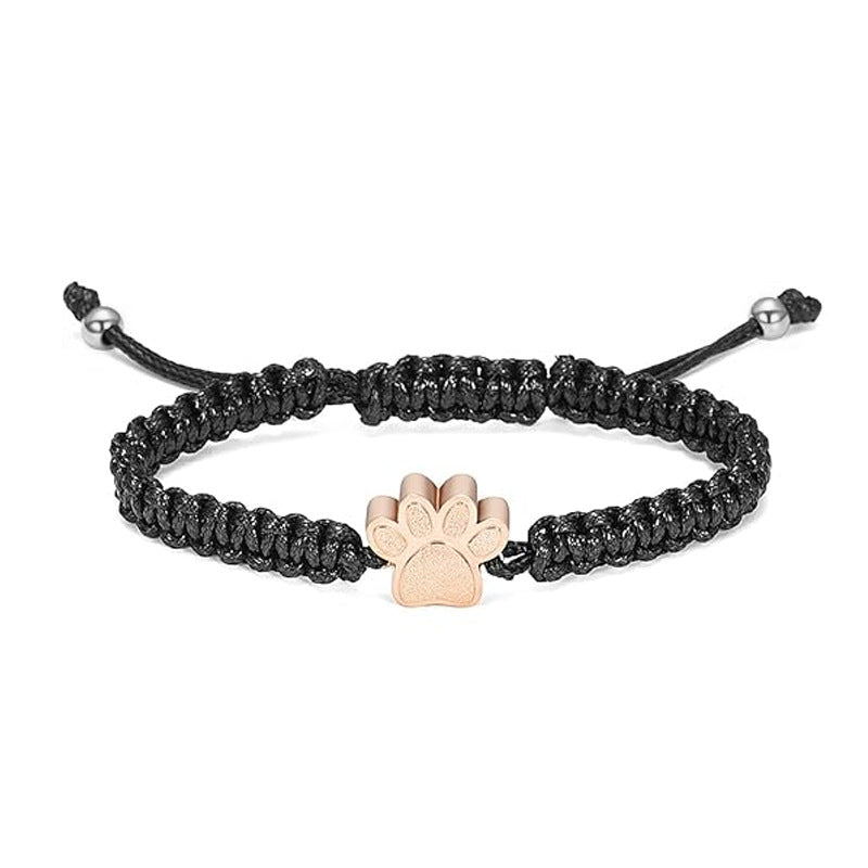 Women's & Men's Steel Ornament Open Memorial Pet Hair Bracelets