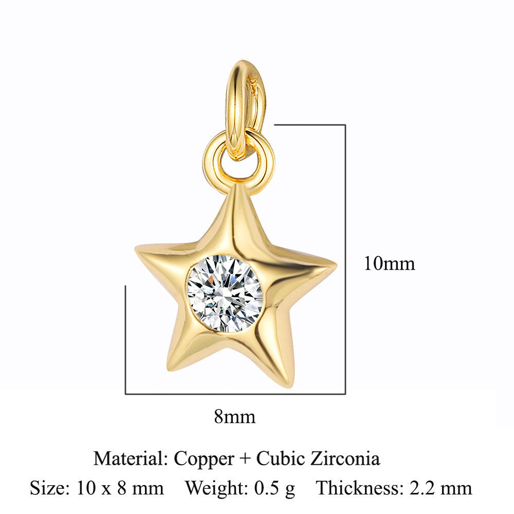 Kitten Puppy Eyes Copper Zircon Water Necklaces