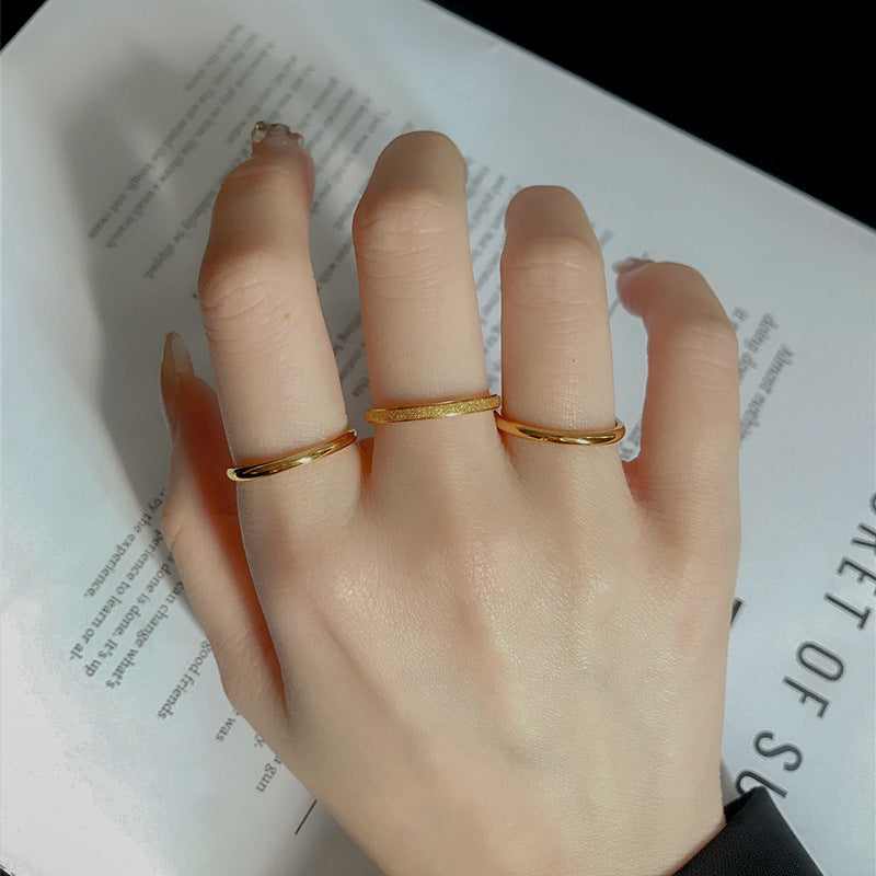 Iii Index Finger Female Small Simple Rings