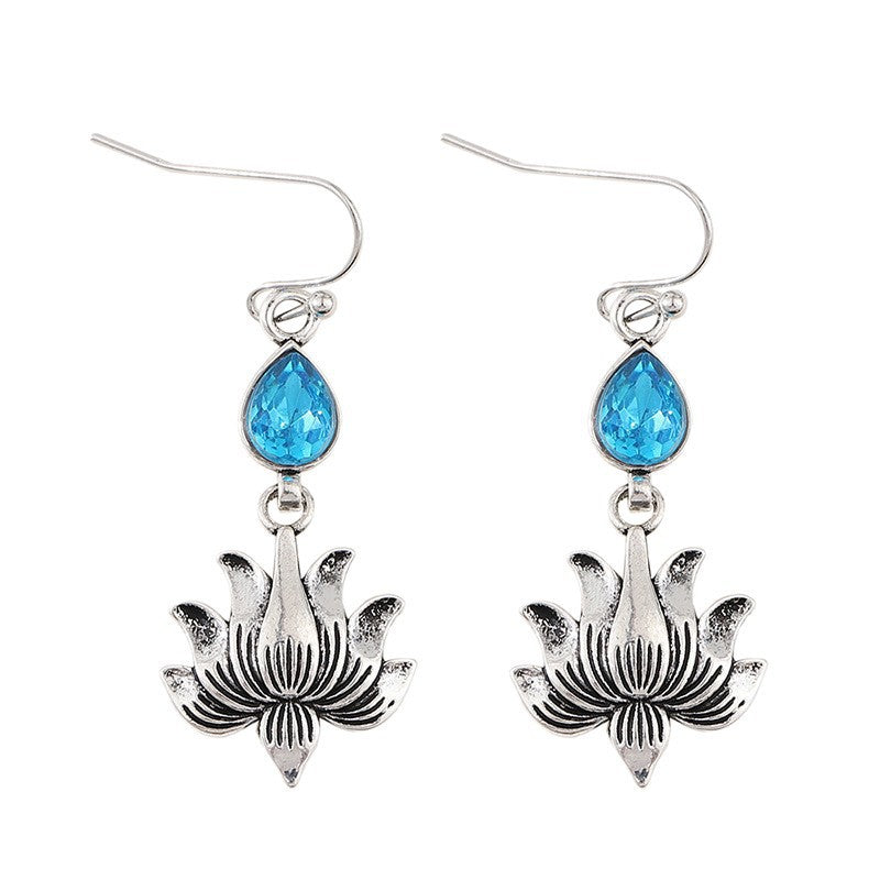 Women's Multiple Options Bohemian Ethnic Turquoise Eardrops Combination Earrings
