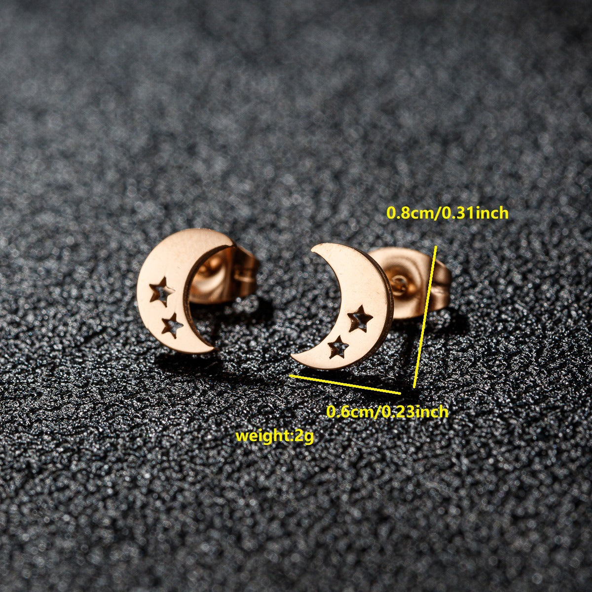 Small Animal Cat Plaid Bird Ear Geometry Stud Earrings