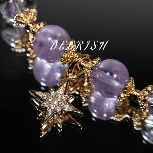 Amethyst Family Crystal Female High Sense Niche Bracelets