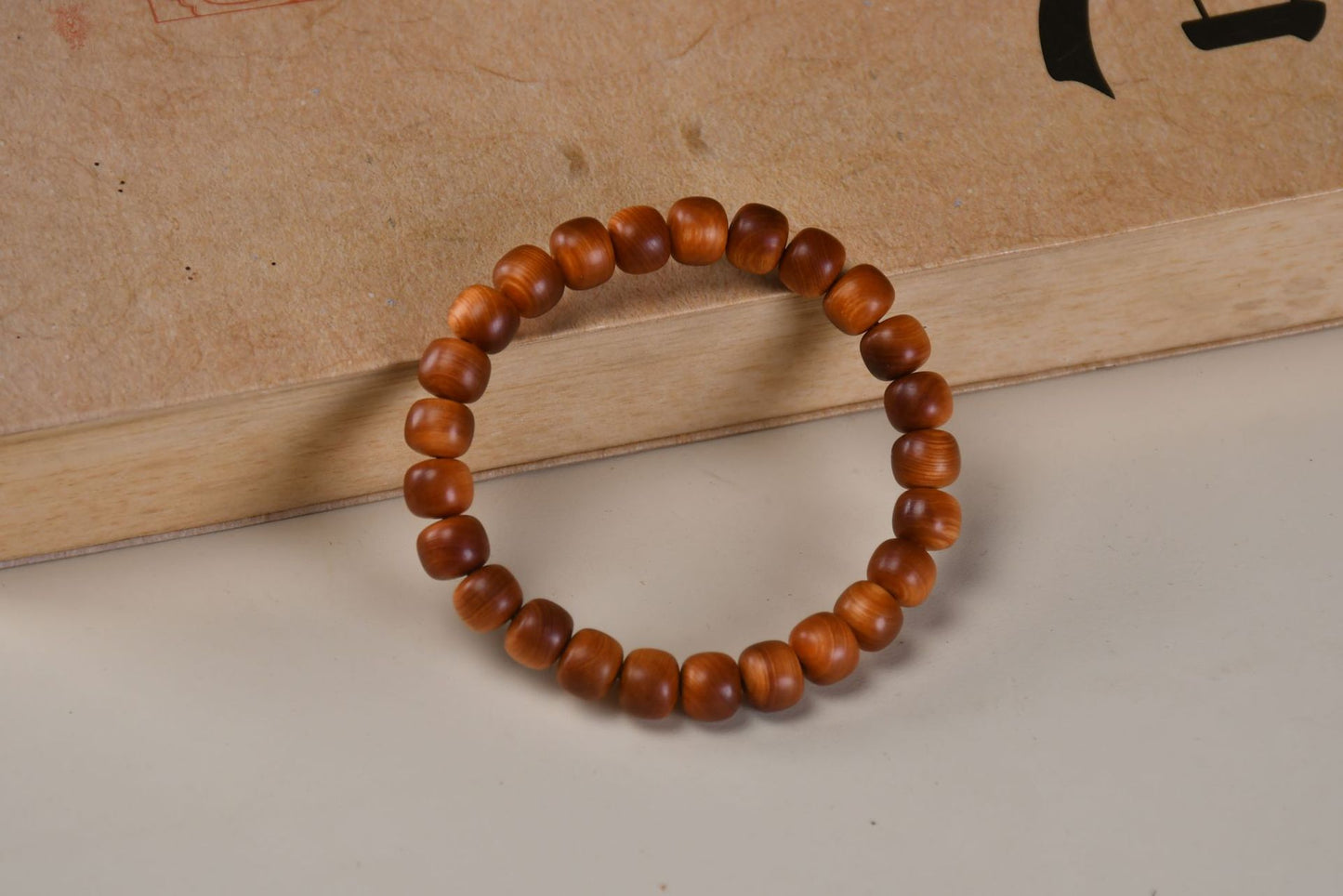 Women's & Men's Arborvitae Lightning Transparent Buddha Beads Live Studio Drainage Temple Bracelet