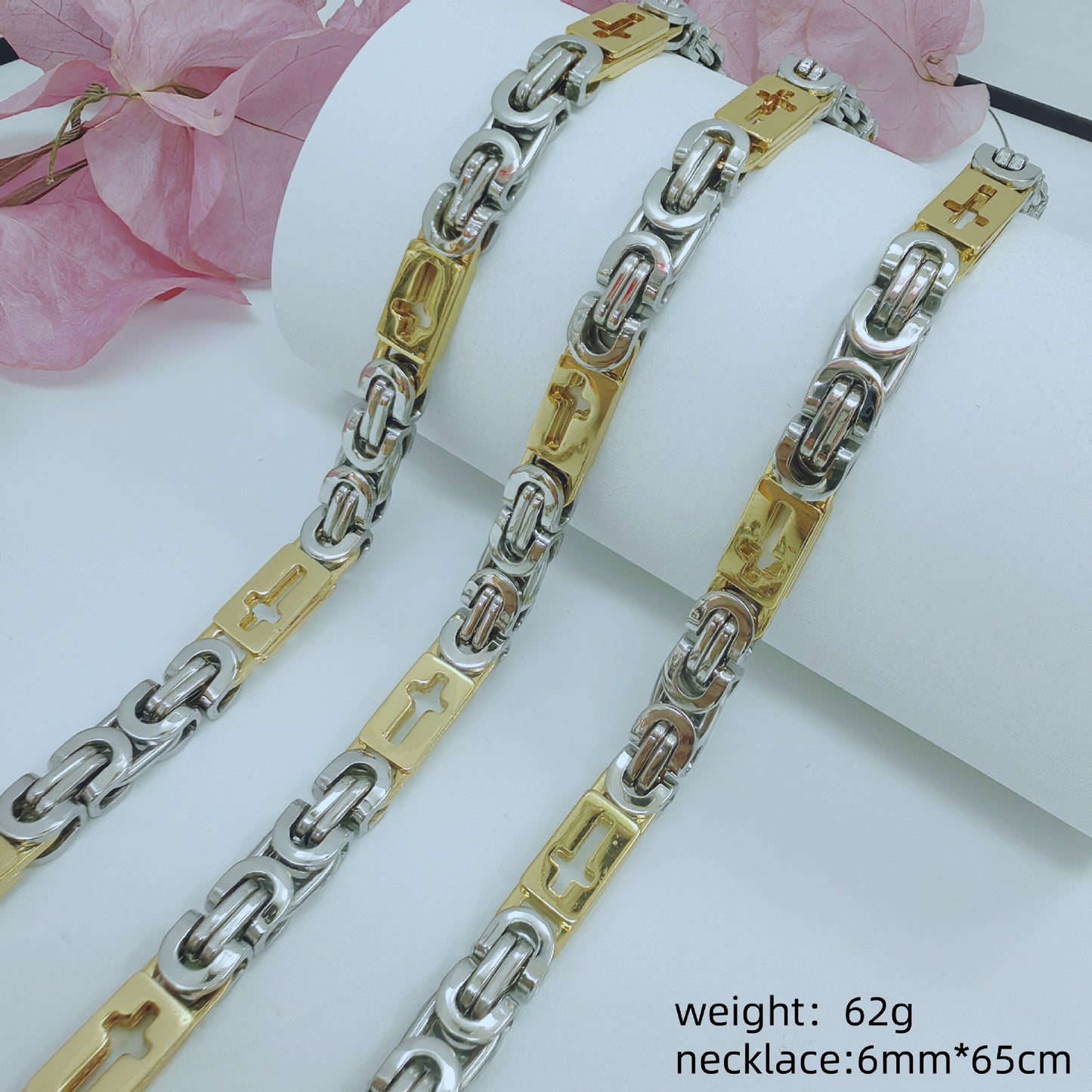 Fashion Trendy Unique Man's Stainless Steel Necklace