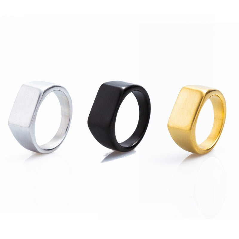 Surface Niche Accessories Personality Fashion Outdoor Titanium Rings
