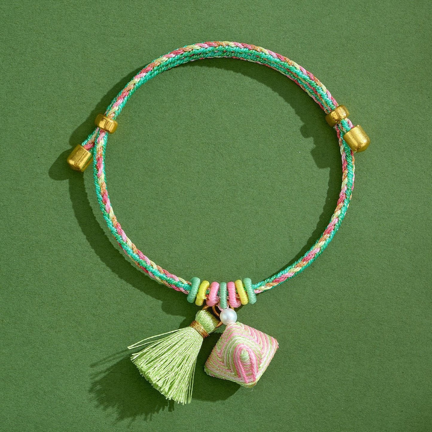 Dragon Boat Festival Colorful Rope Small Red Hand-woven Tiger Head Bracelet
