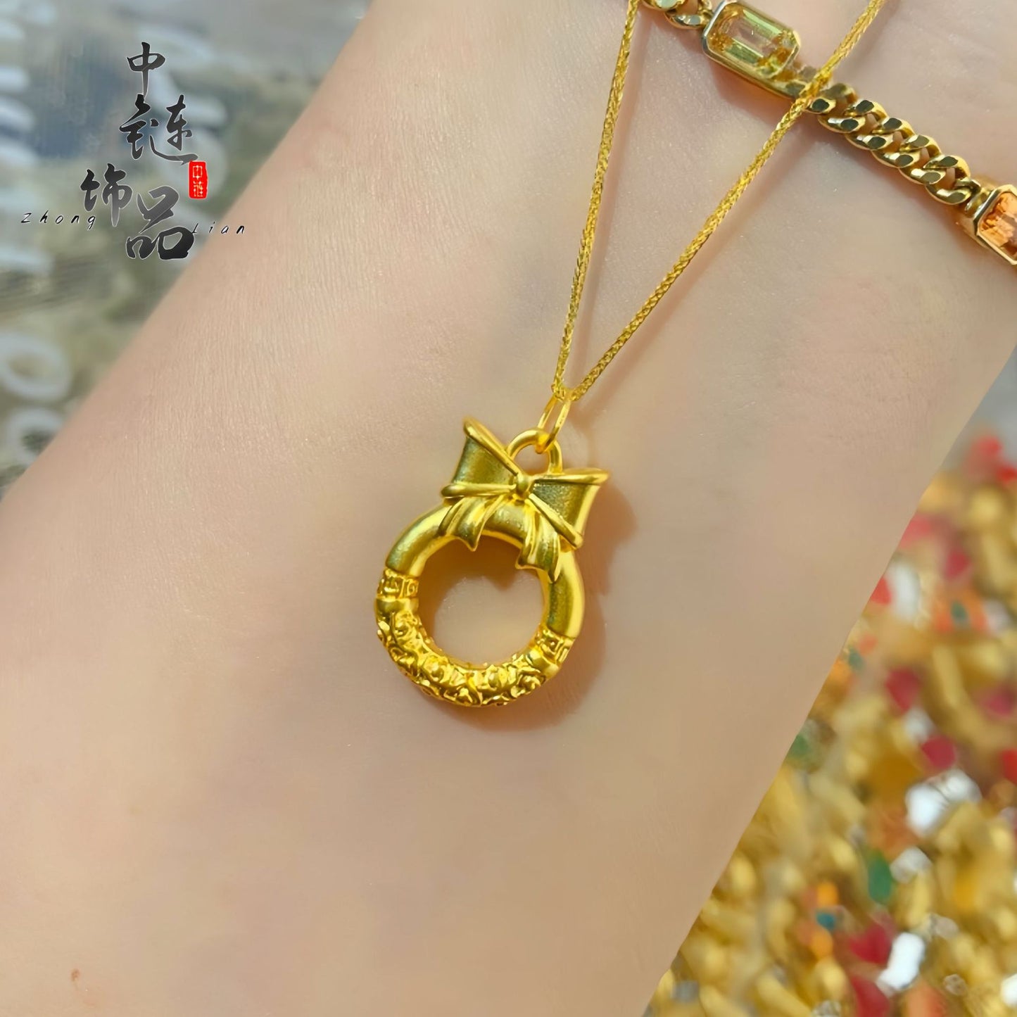 Escape Princess Bowknot Safety Buckle Female Pendants