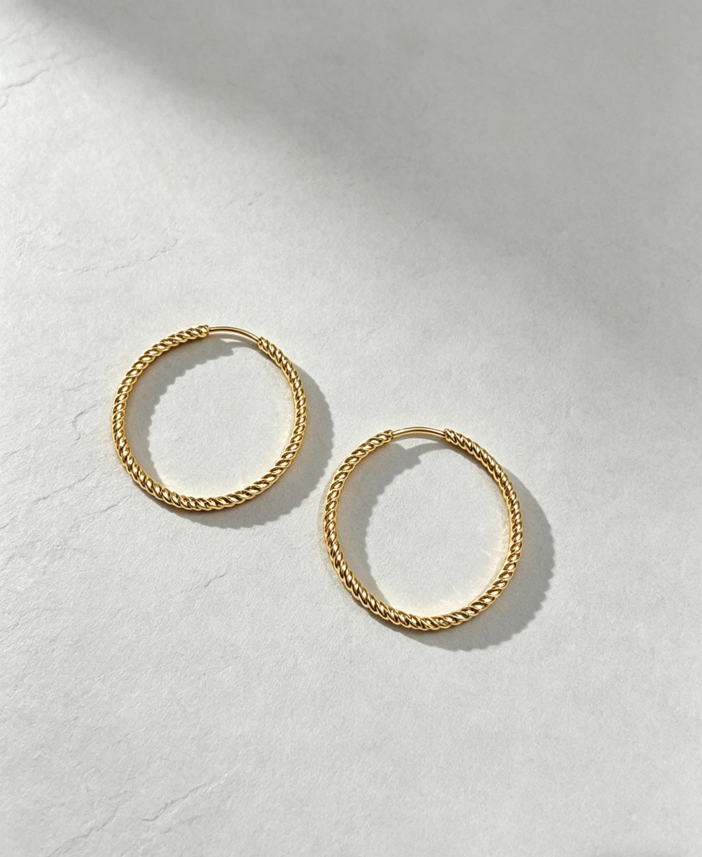 Stainless Steel Simple Ear Vintage Texture Earrings