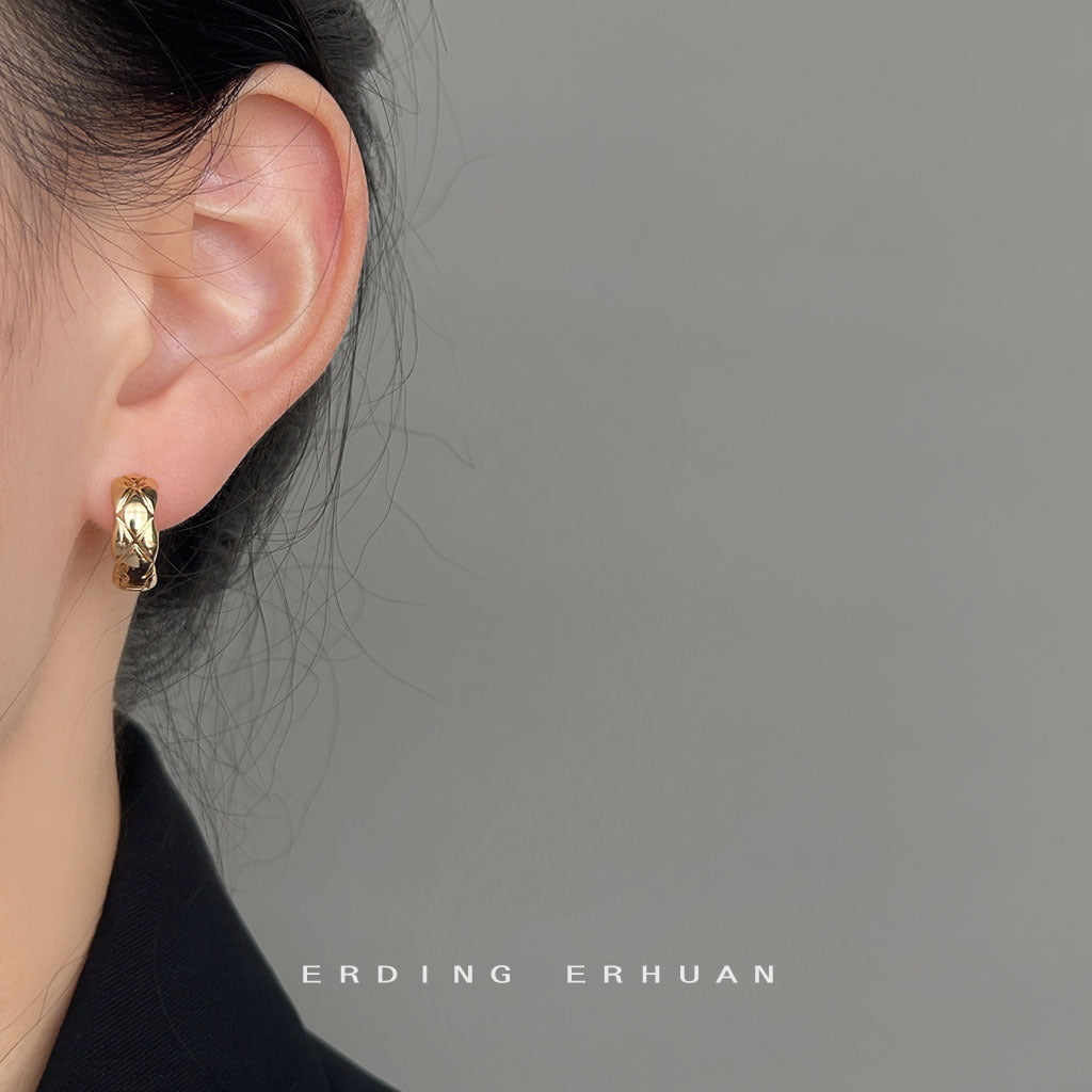 Fashion Commuter Advanced Simple Clip Electroplating Graceful Ear Buckle