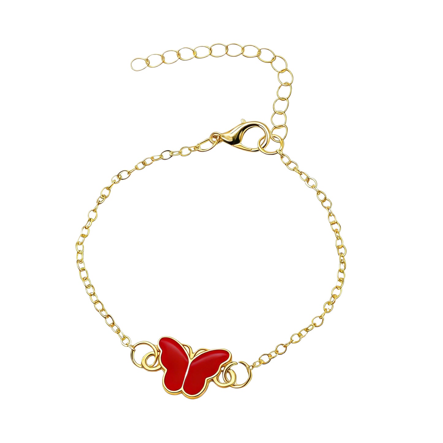 Women's Alloy Oil Dripping Butterfly Korean Fashion Bracelet
