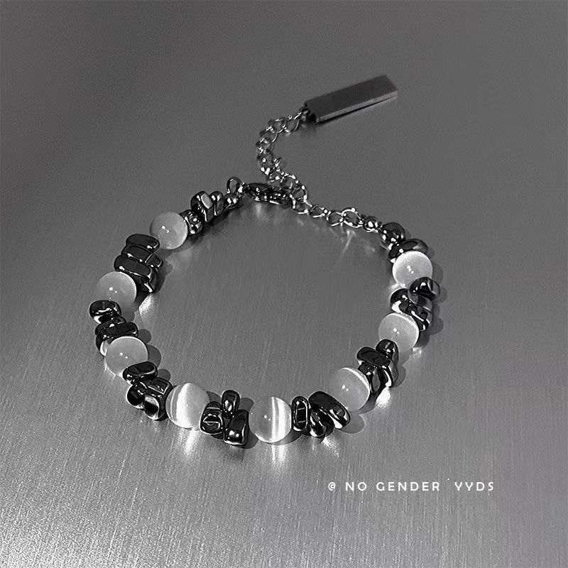 Men's Chinese Style Light Luxury Bamboo Design Female Bracelet