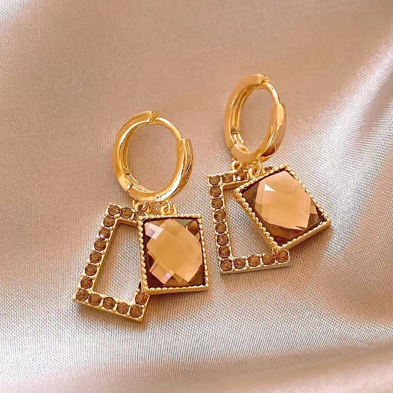 Women's Square For Mild Luxury Retro High Sense Rings