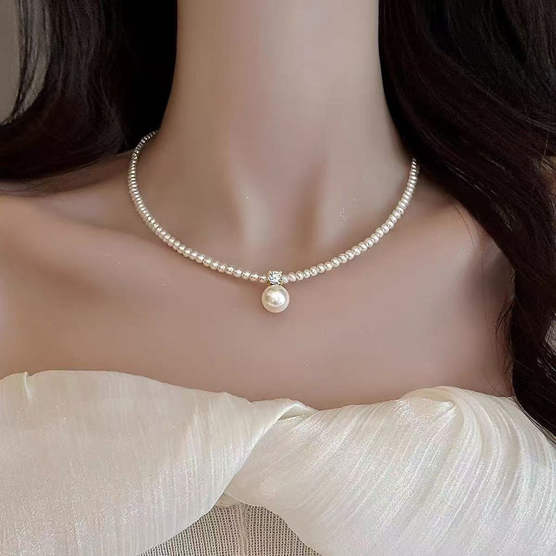 Women's Heart Light Luxury Minority Clavicle Chain Cold Necklace
