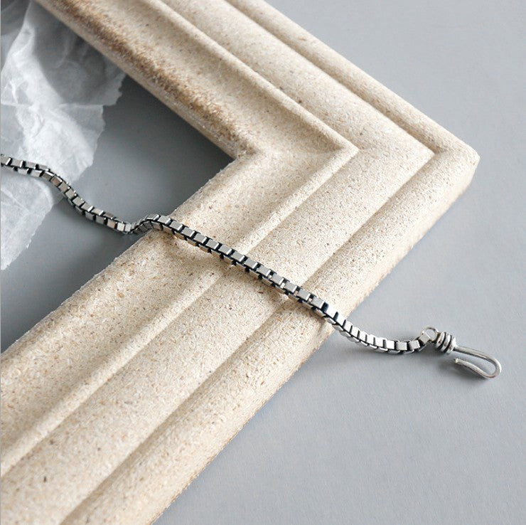 Female Versatile High Sense Personality Retro Box Chain Fashion Bracelets