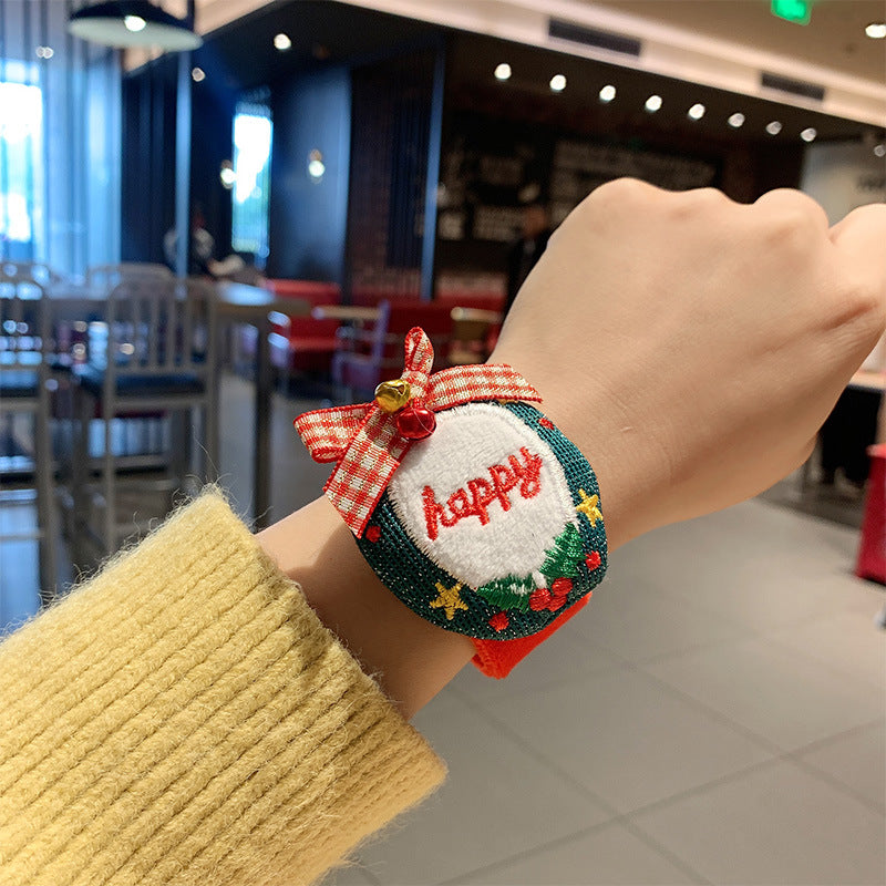 Christmas Plush Pop Cute Cartoon Doll Couple Small Gift Bracelet
