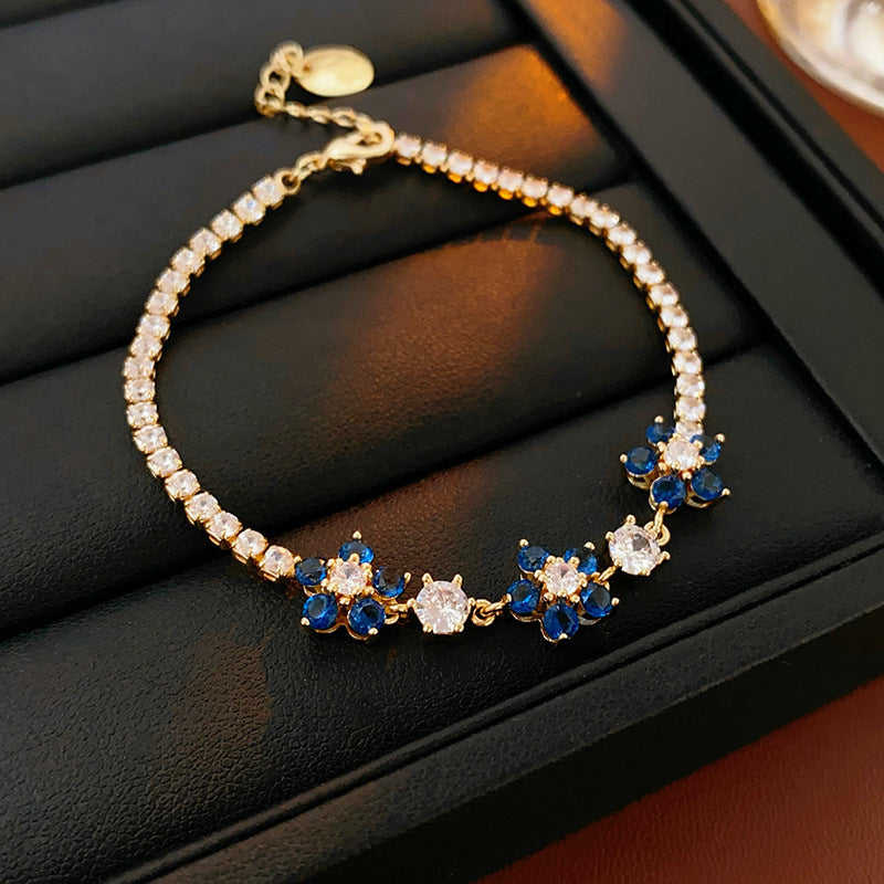Zircon Adjustable Female Simple Light Luxury Graceful Bracelet