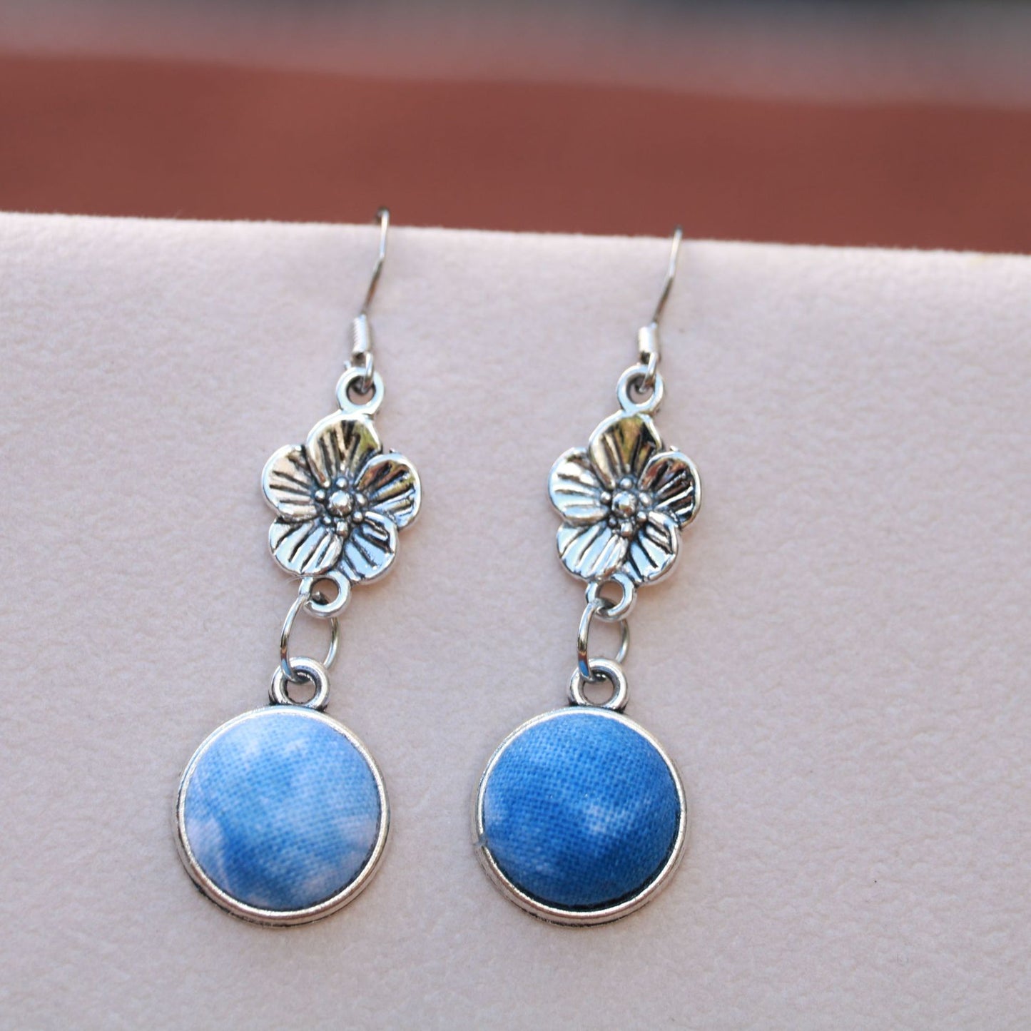 Yunnan Dali Ethnic Style Handmade Fabric Earrings