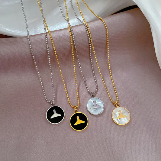 Whole Titanium Steel Man Fish Tail Minimalist Furnace Necklaces