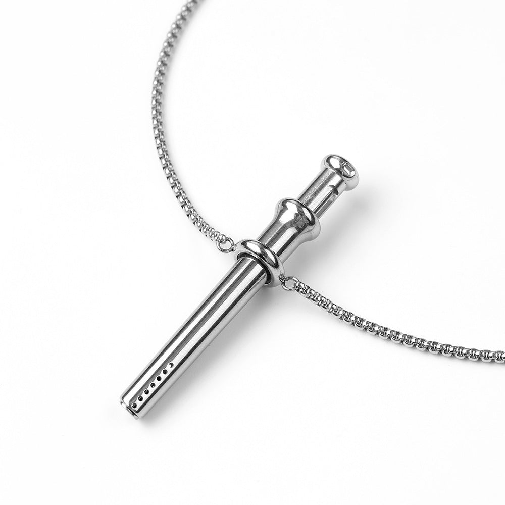 Breathing Round Tube Telescopic Perfume Extractor Necklaces