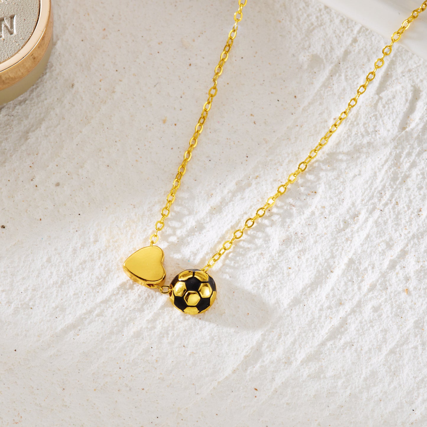 Sports Style Alloy Love Basketball Volleyball Everyday Joker Necklaces