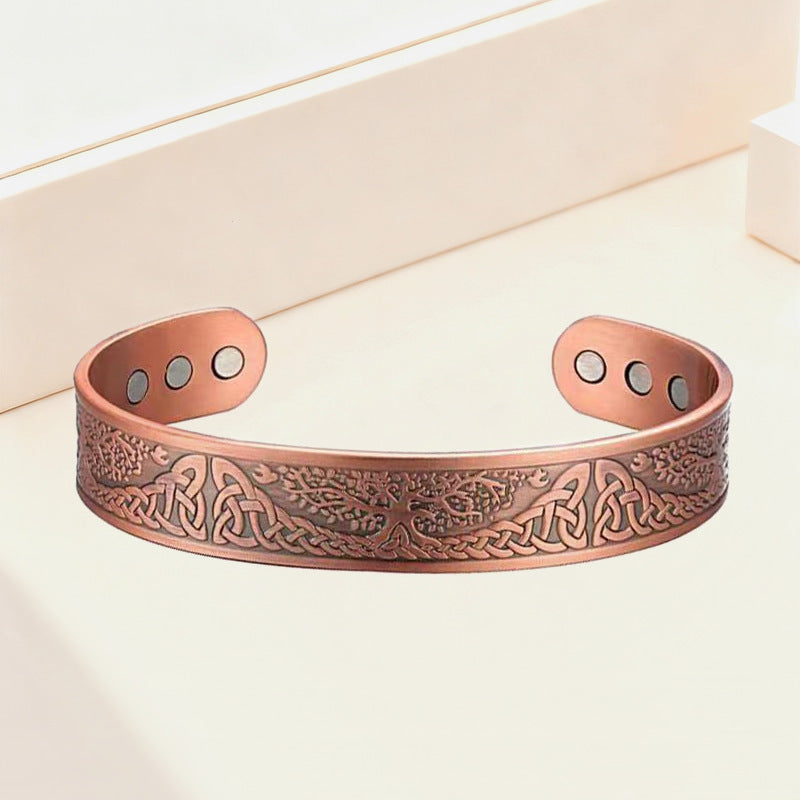 Red Copper Couple Magnet Detachable Magnetic Therapy Fashion High Bracelets
