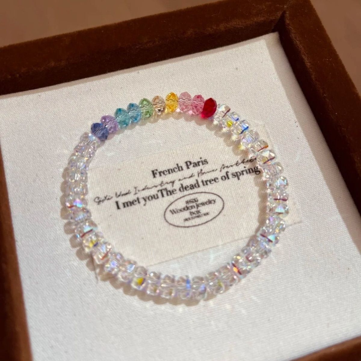 Women's Face Ball Shiny Crystal Sweet Fashion Bracelet