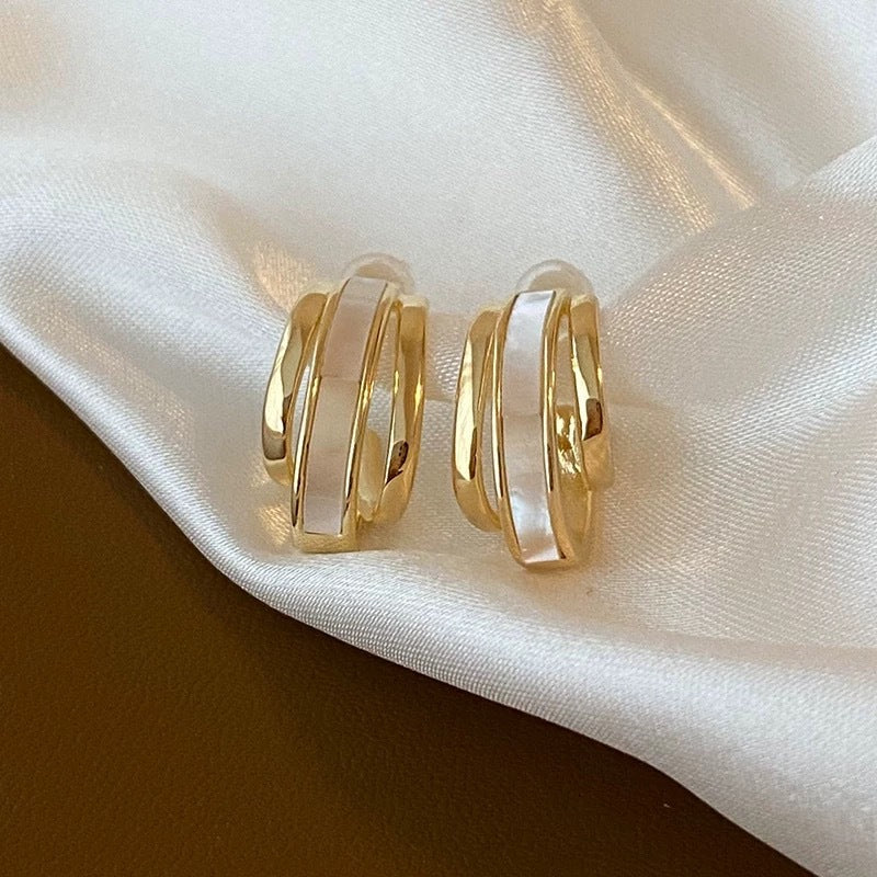French Elegant Shaped Light Luxury Advanced Personalized Niche Earrings